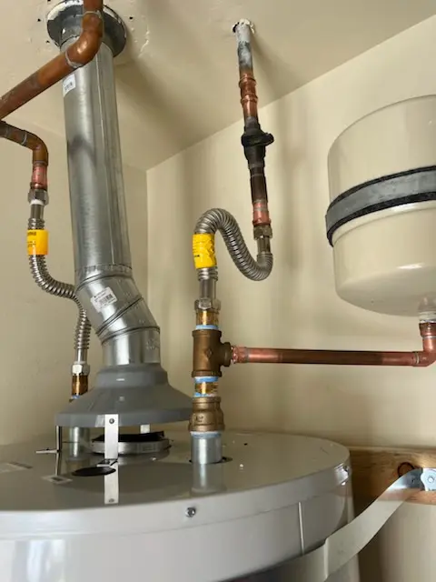 Water heater installation and plumbing repair in Chesterfield
